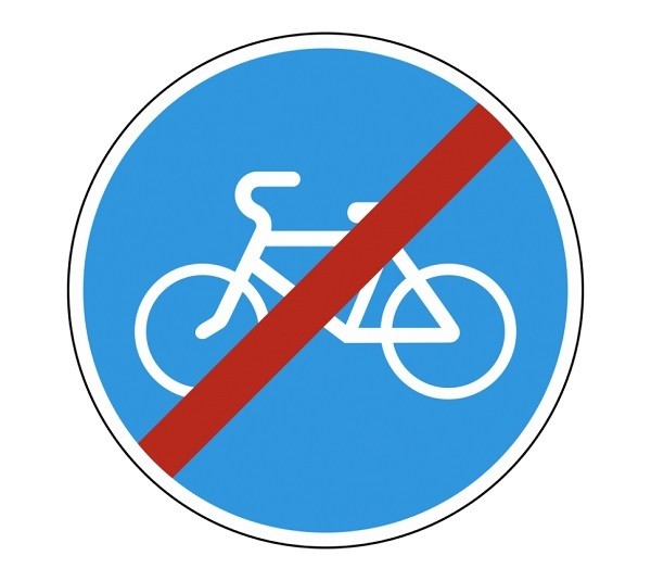 Zweck des Fahrradwegzeichens