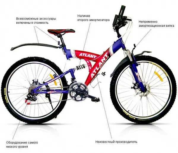 die Unterschiede des Ashanbike