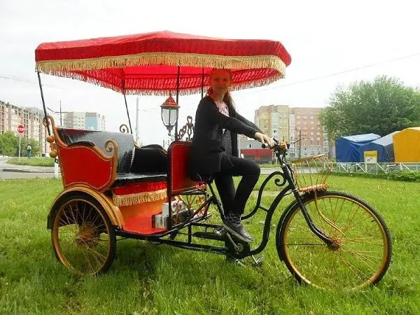 dreirädrige Fahrrad-Rikschas