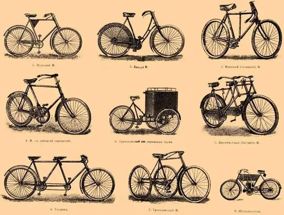 Arten von Holzfahrrädern